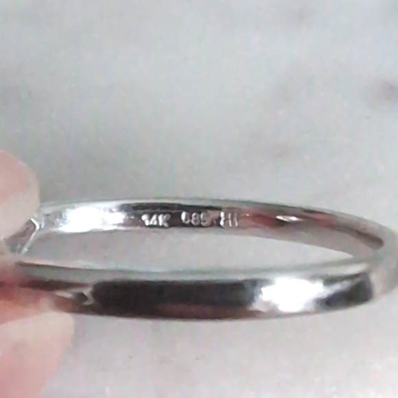 Bony Levy 14K white gold open cuff ring - Picture 13 of 16